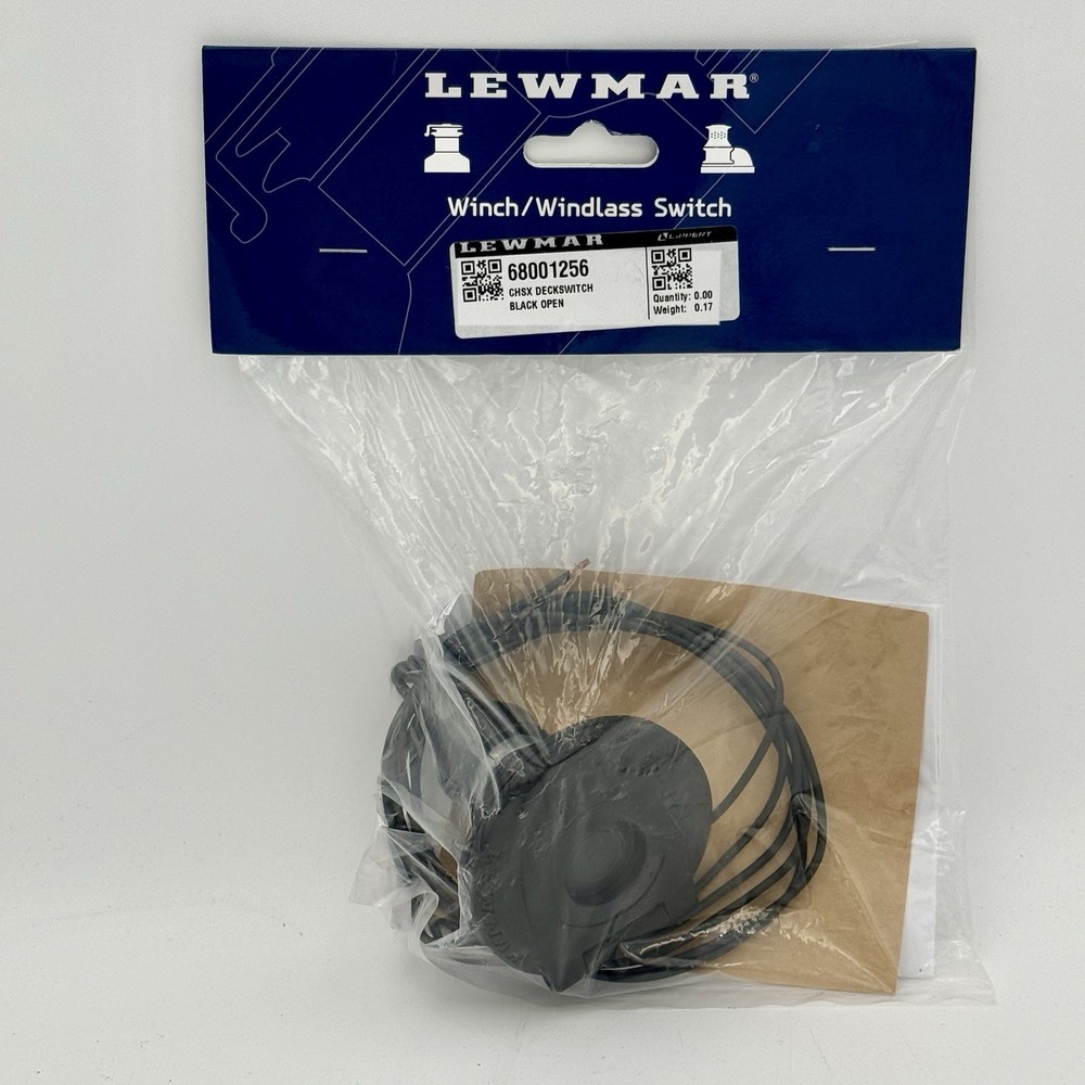 Lewmar 68001256 CHSX Black Deck Winch Windless Switch Open Lid