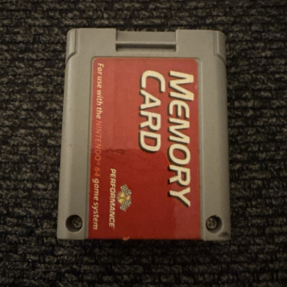Memory Card Plus Nintendo 64 N64 by Performance