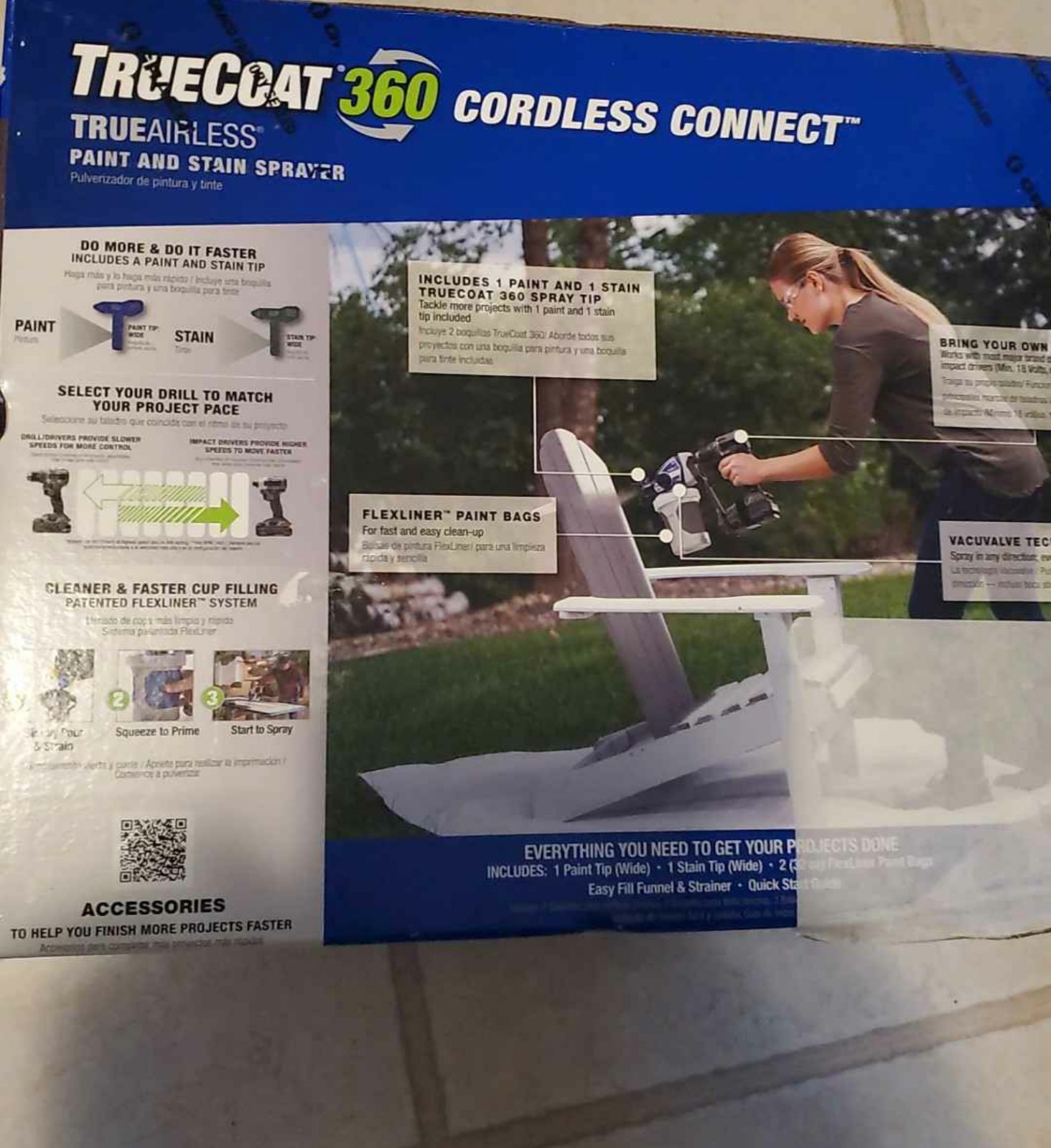 Graco TrueCoat 360 Cordless Connect Drill Sprayer (WMP015756)