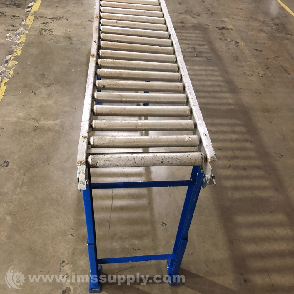 McMaster-Carr Blue Steel Roller Conveyor USIP