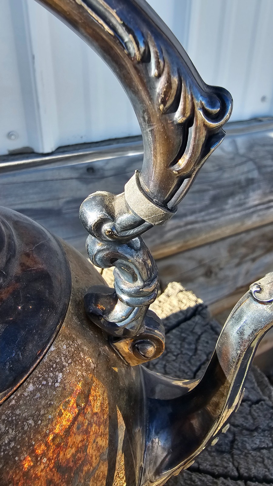 Vintage 1979 Silver Plate Trophy Teapot Kentucky State Fair Equitation