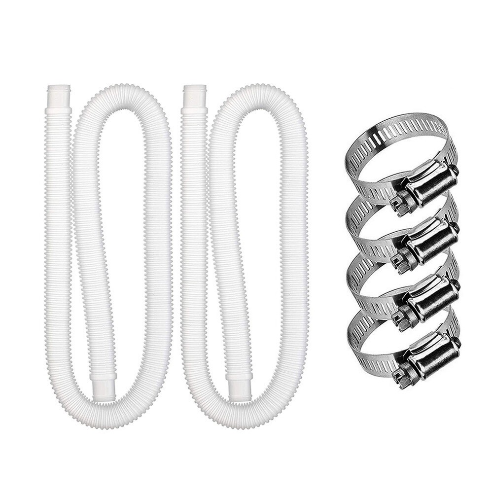 2PCS For Intex 1.25" Diameter Accessory Pool Pump Replacement Hose - 59" Long