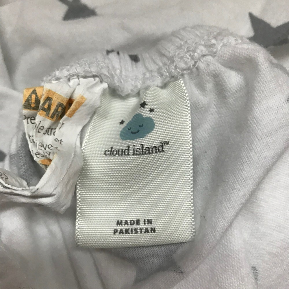 Target Cloud Island Stars Stripes Jersey Fitted Crib Sheets EUC