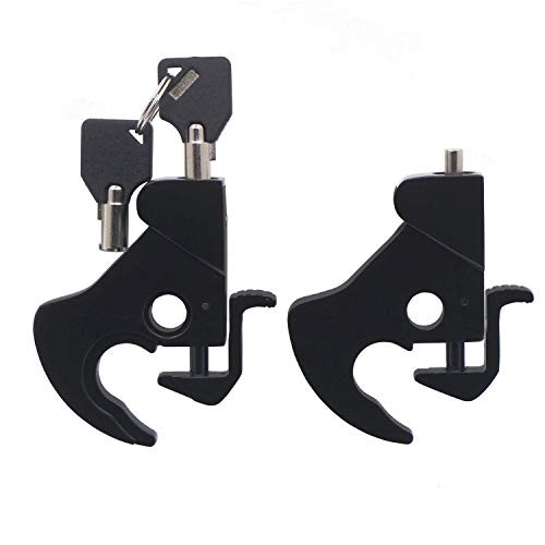 - Detachable Locking Latch Kit Compatible with Touring Sissy Bar W/ key Black