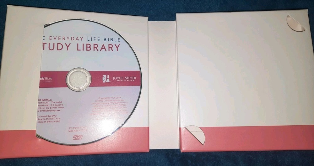 The Everyday Life Bible Study Library DVD ROM By Joyce Meyer