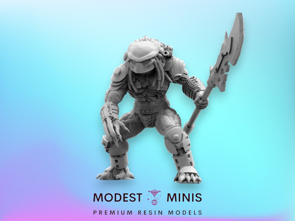 Chaser Skull Hunter - Resin Sci Fi Alien Predator Mini | Papsikels