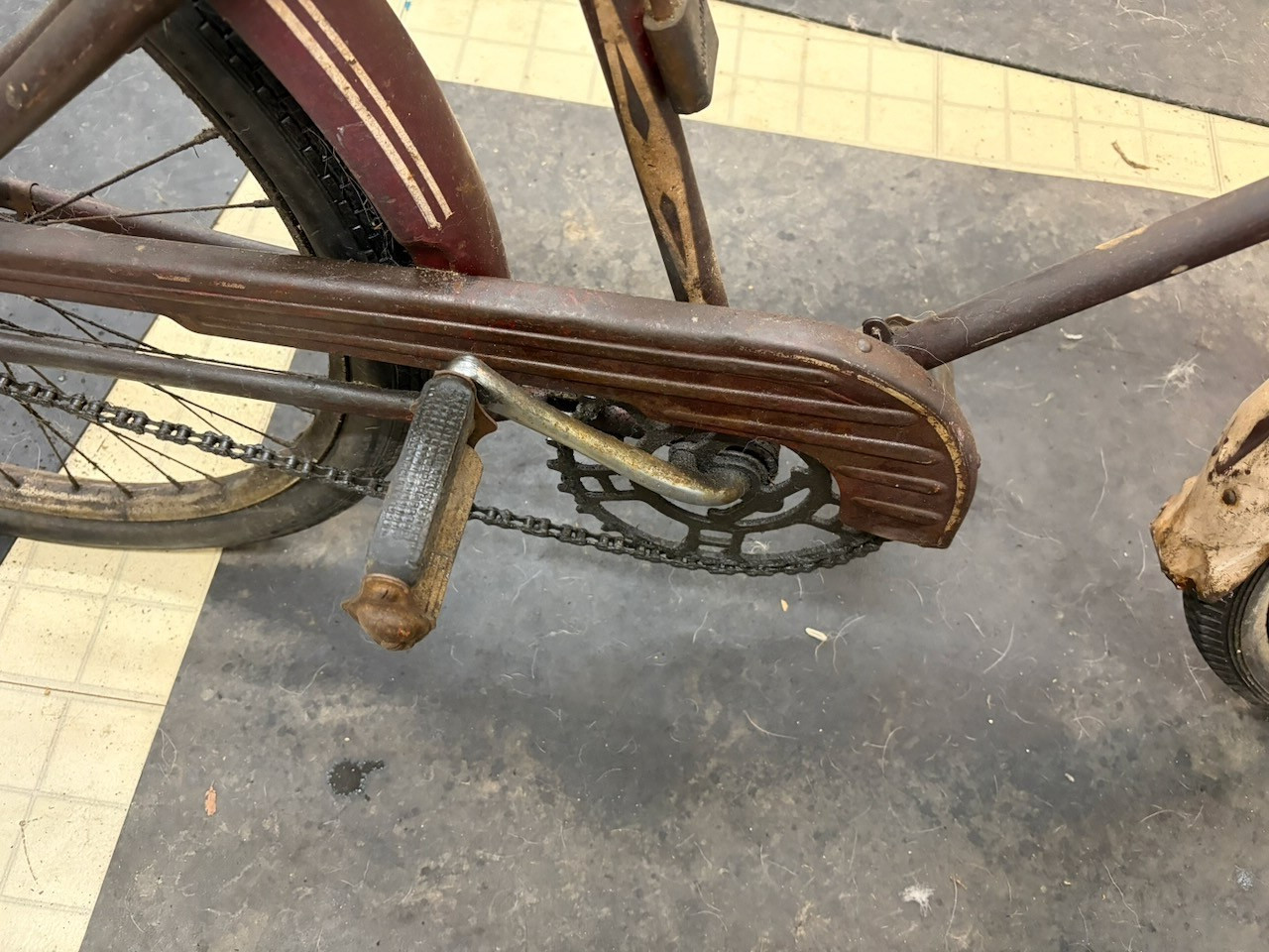 Rollfast RARE! Prewar Mens Bicycle Hanging Tank & Mouse Taillight Zep?