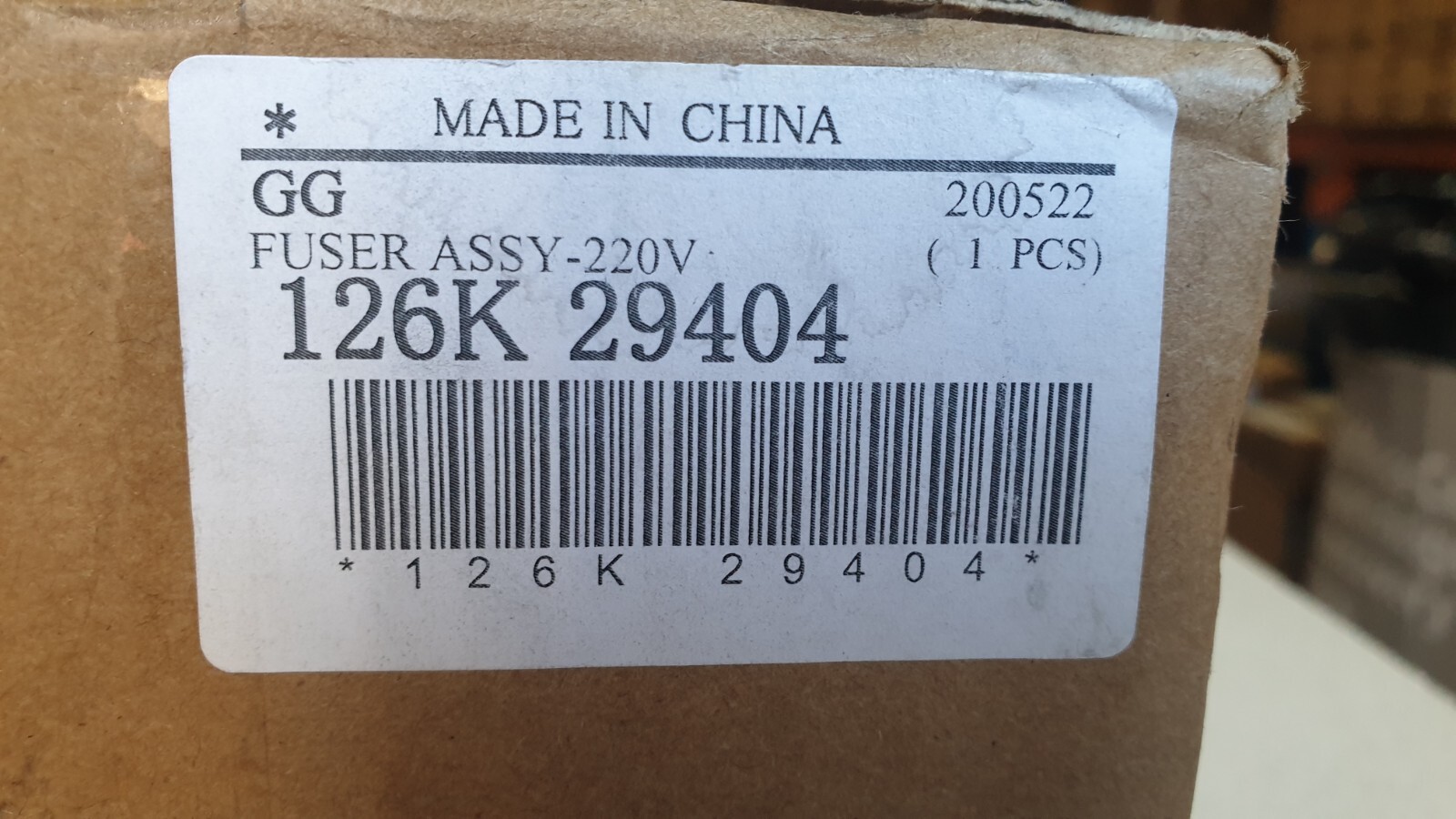 Genuine xerox 126K29404 Fuser for ApeosPort-IV & DocuCentre-IV 2060 3060 3065