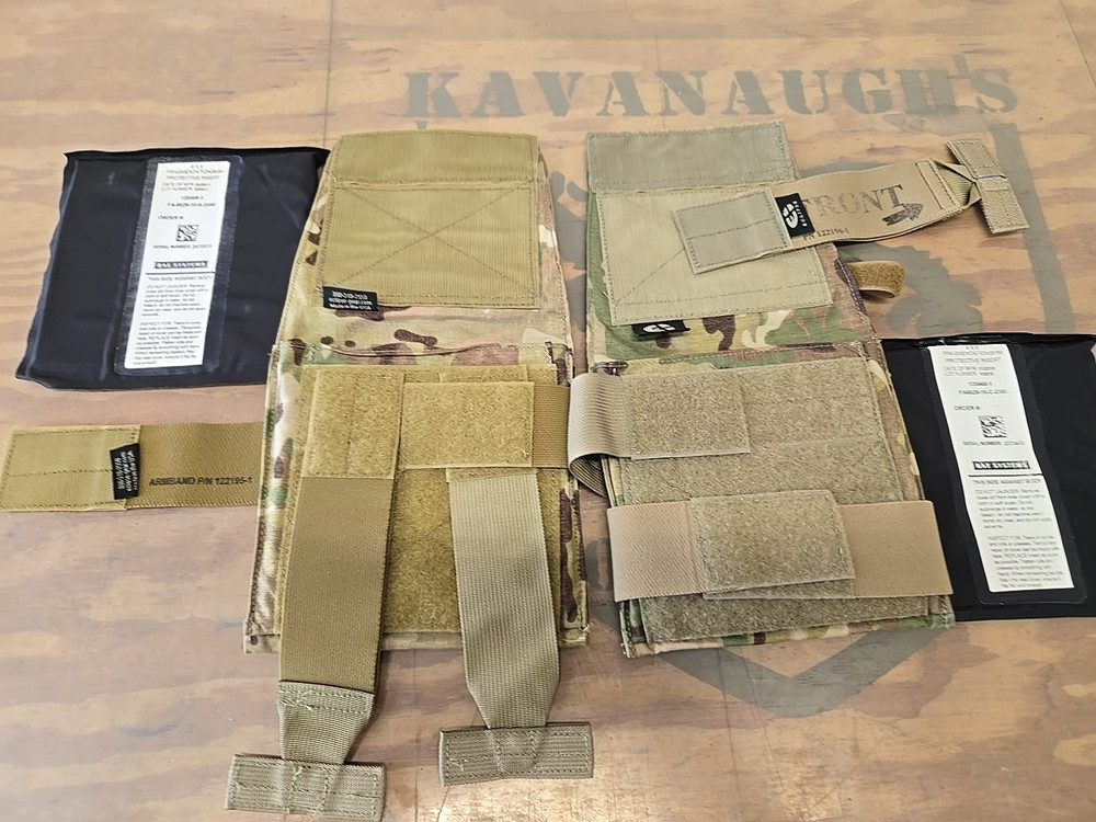 BAE Eclipse RBAV Side Plate Pockets w/ Soft Inserts Lot of 2 Multicam