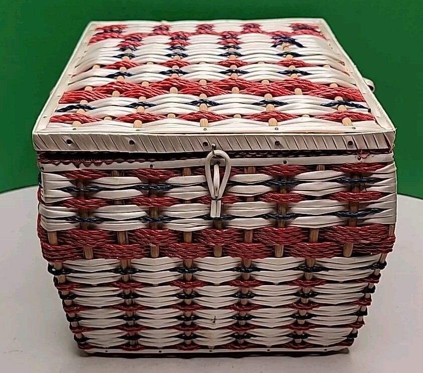 Mixed Lot of Sewing Supplies With Basket - New & Used.