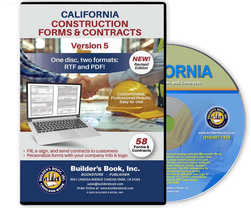 California Construction Forms and Contracts on CD-ROM VERSION 5