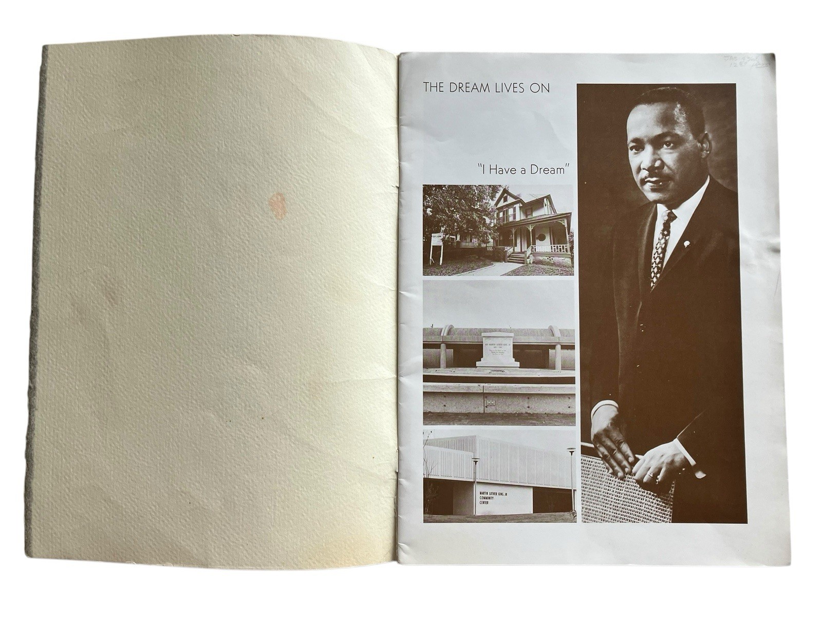 Vtg Martin Luther King Jr Center For Social Change First Annual Dinner Program