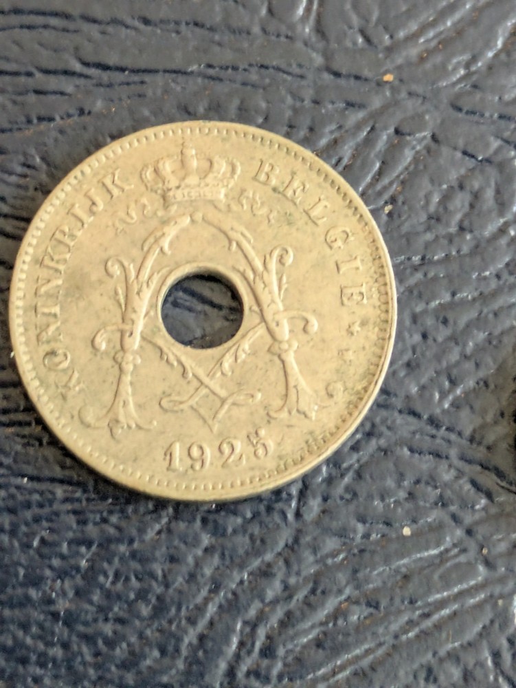 1925 Belgium 5 Centimes Circulated