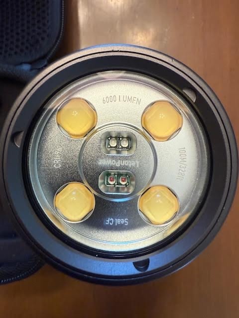 LetonPower under water multi color video light