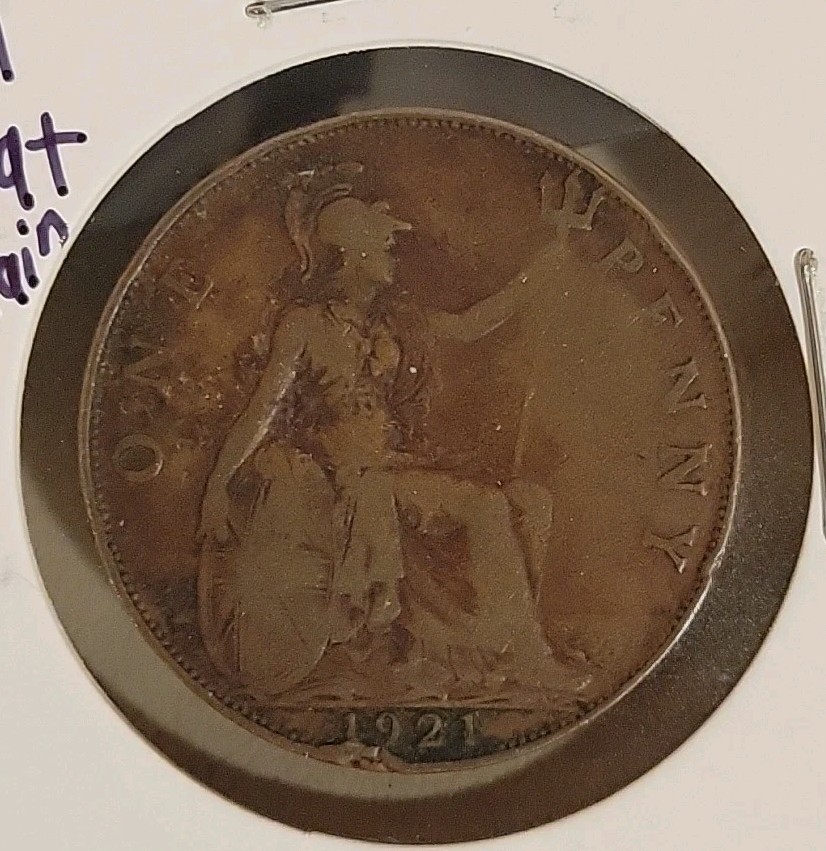 1921 Great Britain 1 Penny