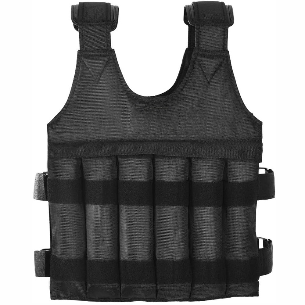 Exercise Weighted Vest Fitness Training Workout Sport 110LBS Weighted Adjustable