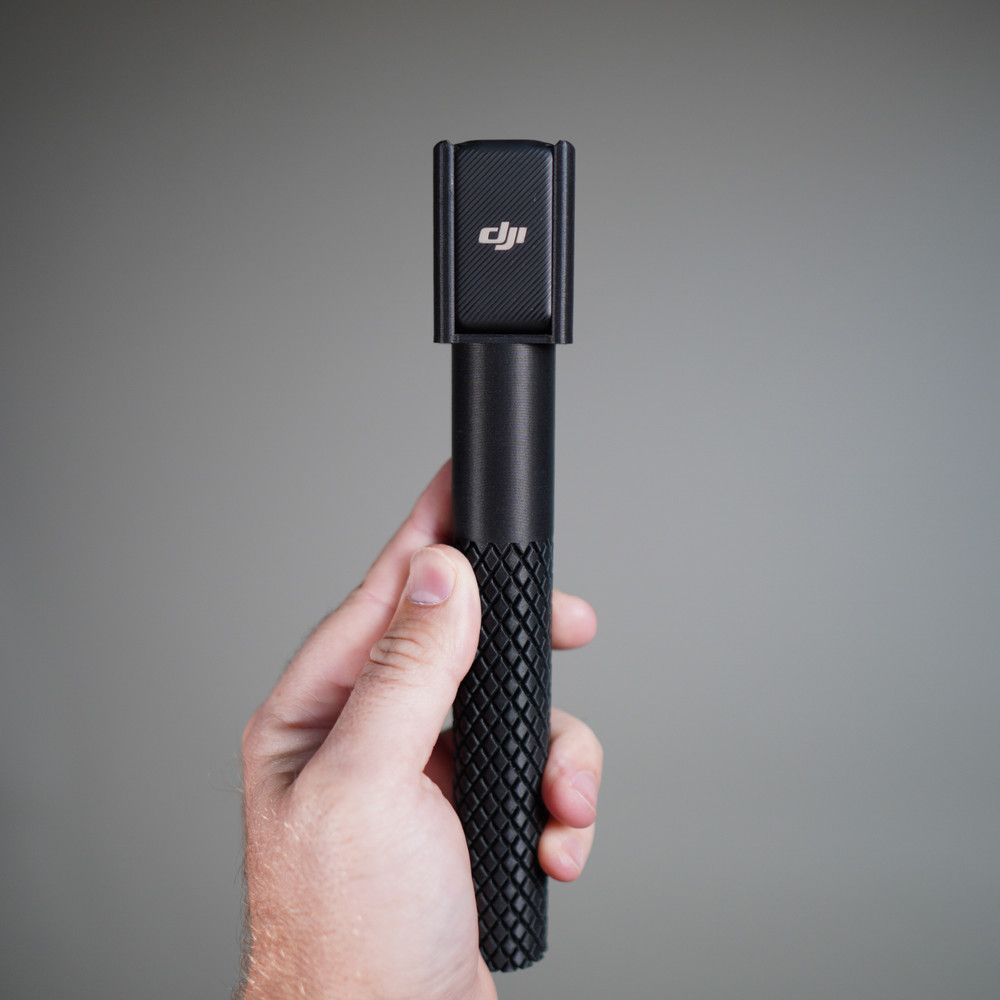 DJI WIRELESS MIC Interview Handle, Portable Handled Microphone Adapter