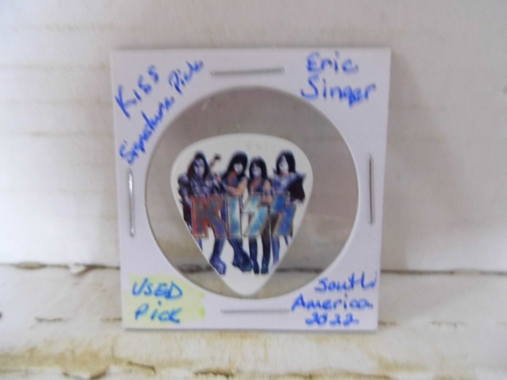 KISS "ERIC SINGER" 2022 GUITAR PICK~READ DESCRIPTION #13~17