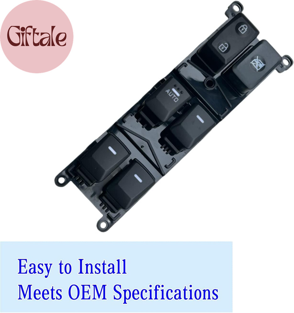 Power Window Master Switch Compatible with Kia Rio 2012 2013 2014 2015 Replace O