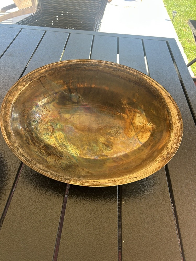 Vintage Dome Platter With Feet