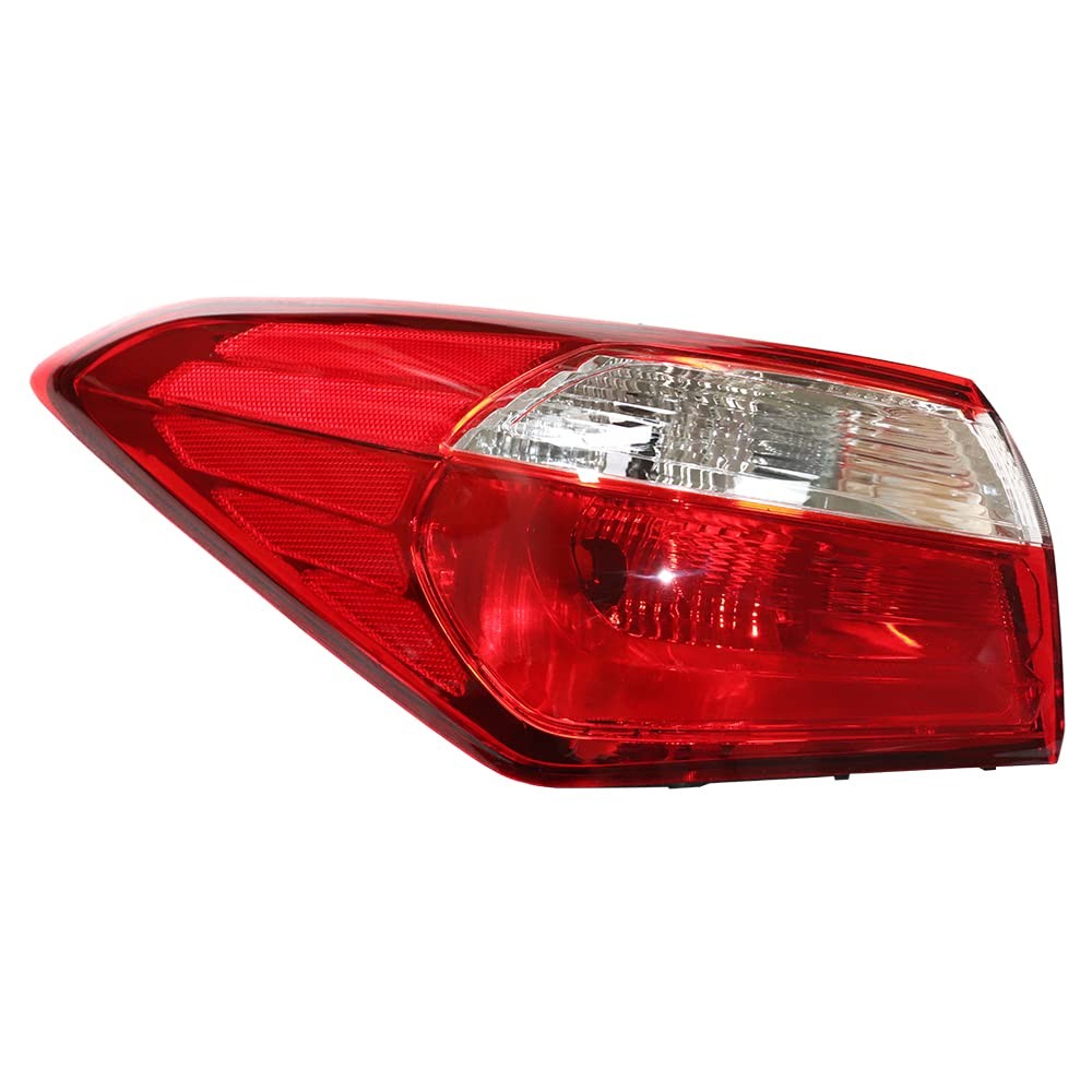 Outer Tail Light Assembly Kia Forte 2014-2016 Left Driver Halogen