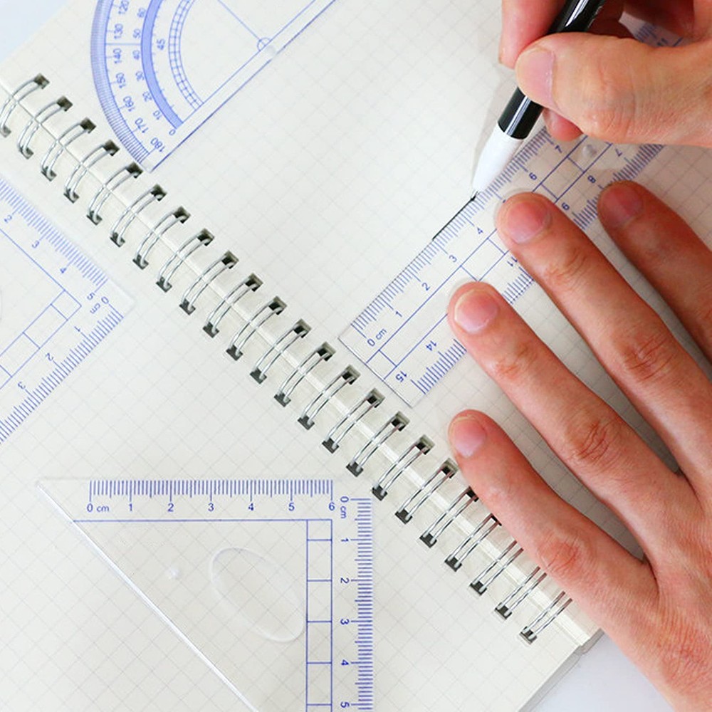 Compass Geometry Tool, 13PCS Compass and Protractors Set Math Geometry Drawing T