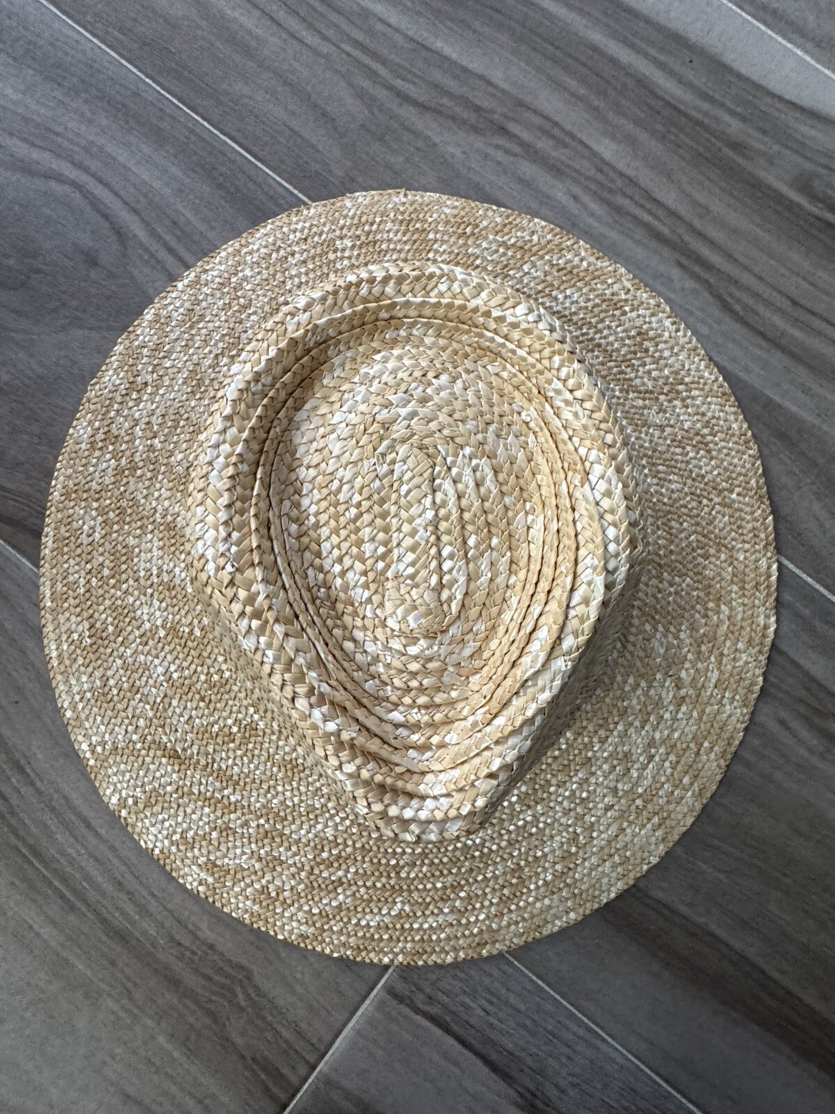 NEW WT Brixton Joanna Straw Sun Hat Honey Size Extra Small Medium Large