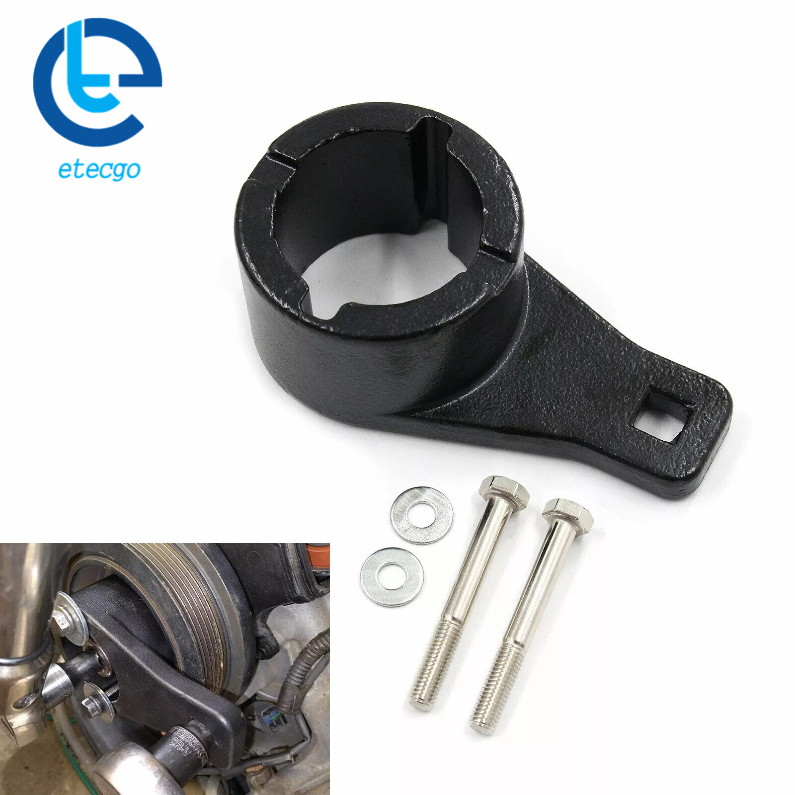 For Lexus Toyota Harmonic Damper Pulley Holding Tool Set Crankshaft Crank Holder