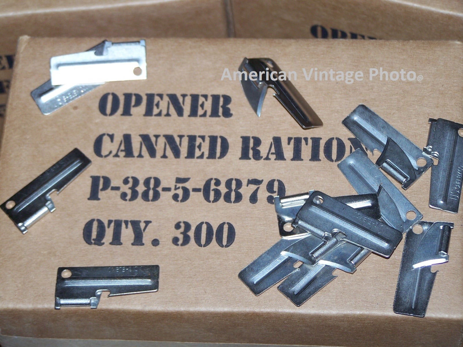 10 Military Army Survival Kit P38 P-38 Can Opener US Shelby Co Mess Tool USA