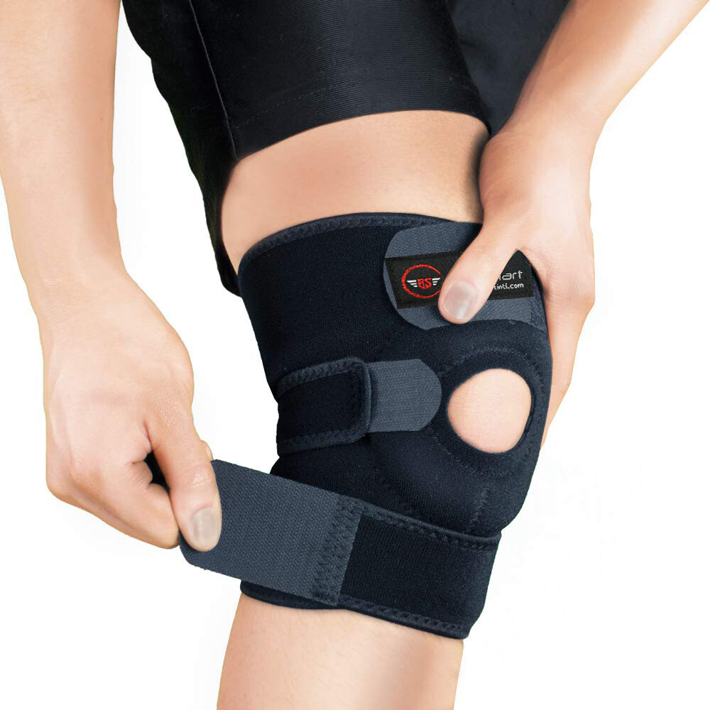 Be Smart Knee Brace Open Patella Support Adjustable Elastic  Kneecap Protector