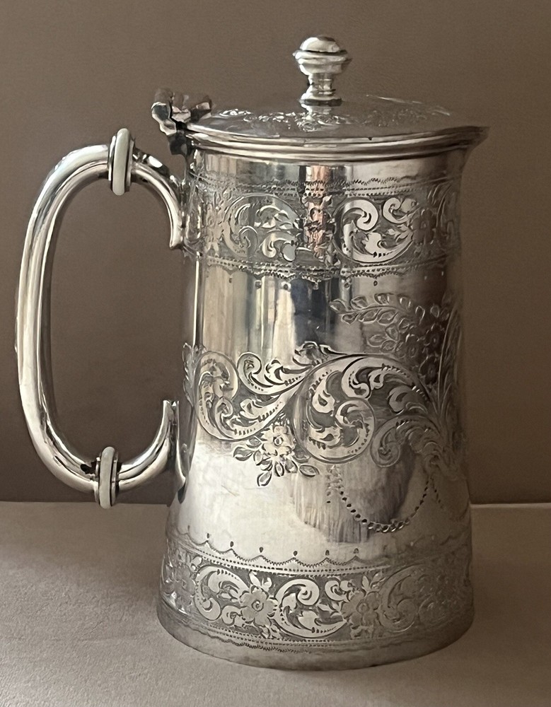 Silver Plated Jug With Lid