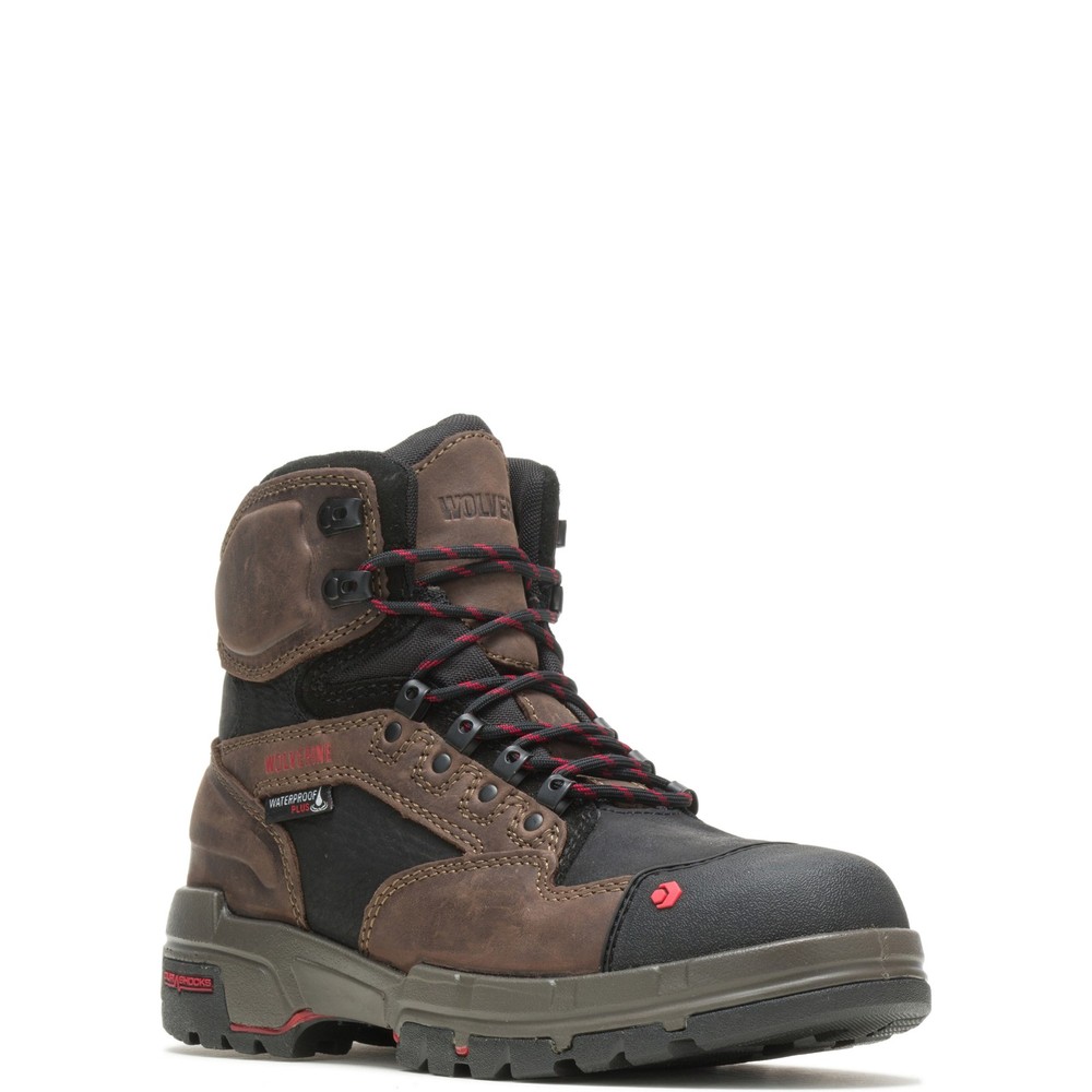 Wolverine Men Legend DuraShocks CarbonMax Safety Toe 6" Boot Work Boots
