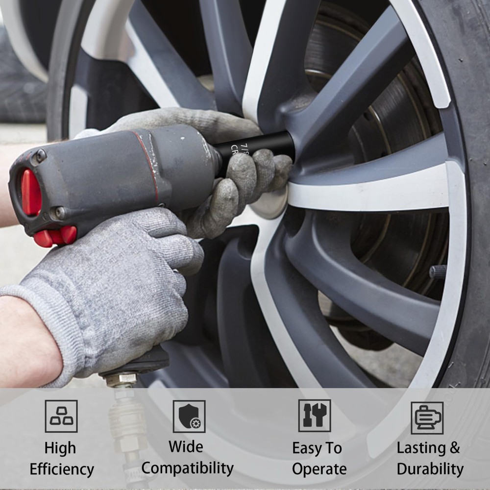 1/2 Drive Socket Set, 29-Piece Deep Impact Socket Set, Standard SAE (3/8"- 1"...