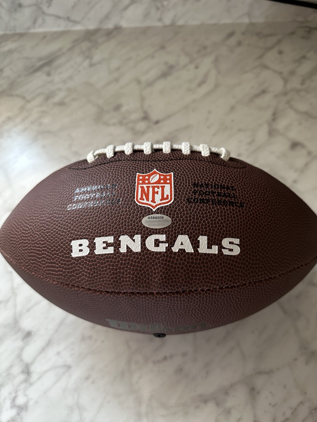 Anothony Munoz Signed Cincinnati Bengals Football Shwartz Sports COA