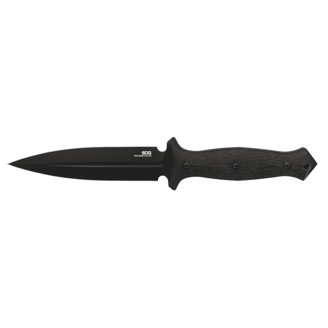 SOG Knives Pentagon FX Elite Dagger 17-61-05-57 Black Micarta S35VN Knife