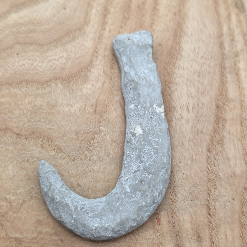 White Flint Indian Fish Hook