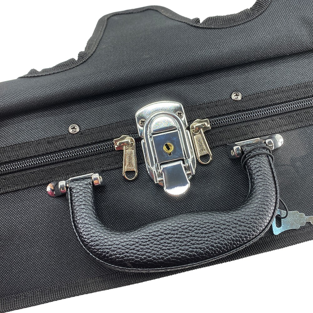 Adjustable Fit 15-16 Inch Viola Case Light Durable Soft Red Padding Strong