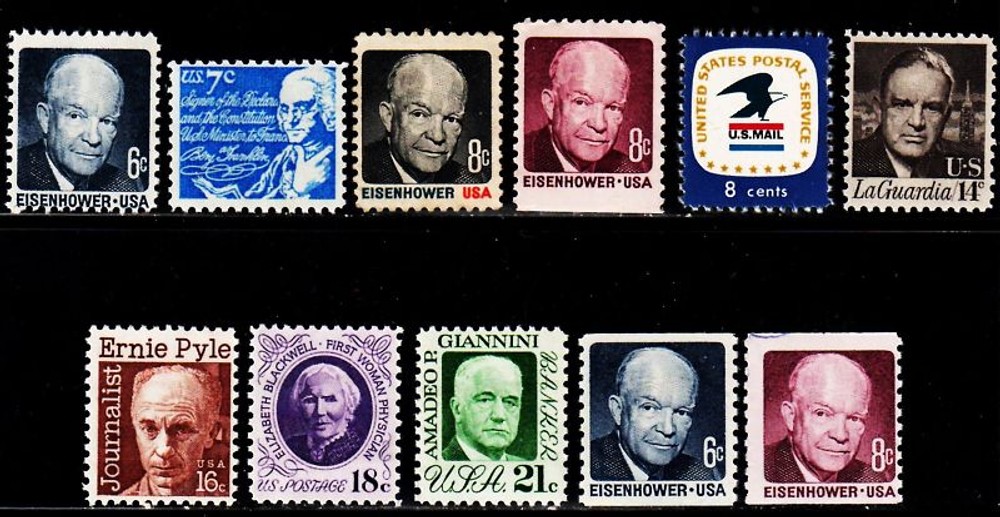 #1393 - 1402  1970 - 74 Regular Issues set/11 - MNH