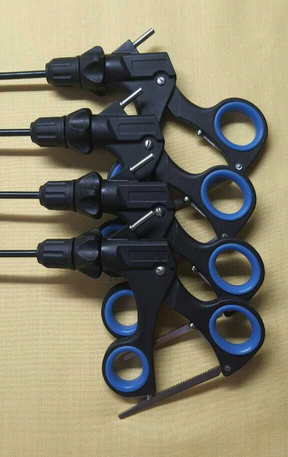 4pc Laparoscopic Croce olmi Grasping Forceps 5mmx450mm Surgical Instruments