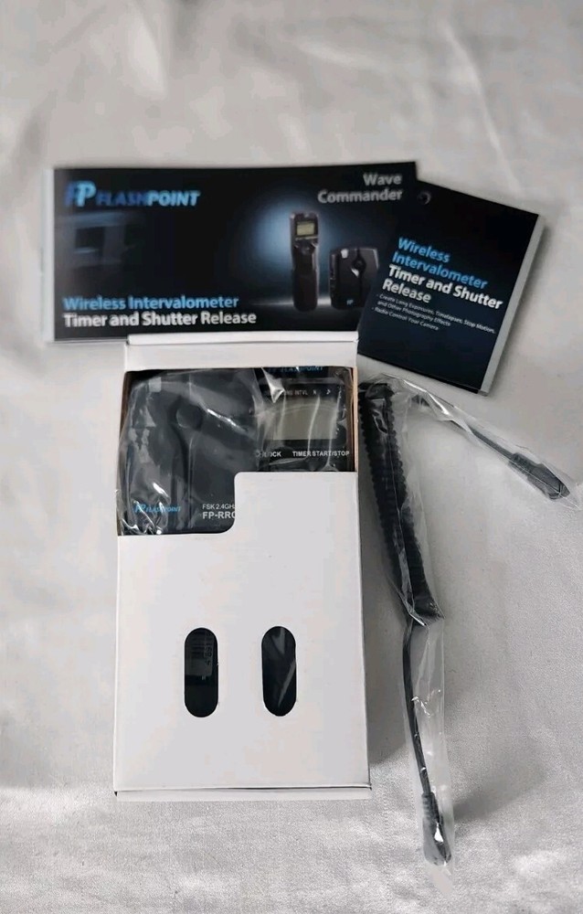 Flashpoint Wave Commander Wireless Intervalometer Timer and Shutter Release