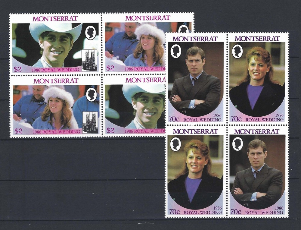 Montserrat 1986 Royal Wedding  MNH  (a283)