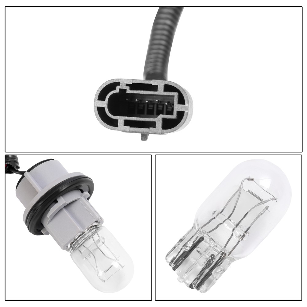 Driver Left Side Tail Light Brake Lamp Assembly w/ Bulb For GMC Acadia 2017-2019