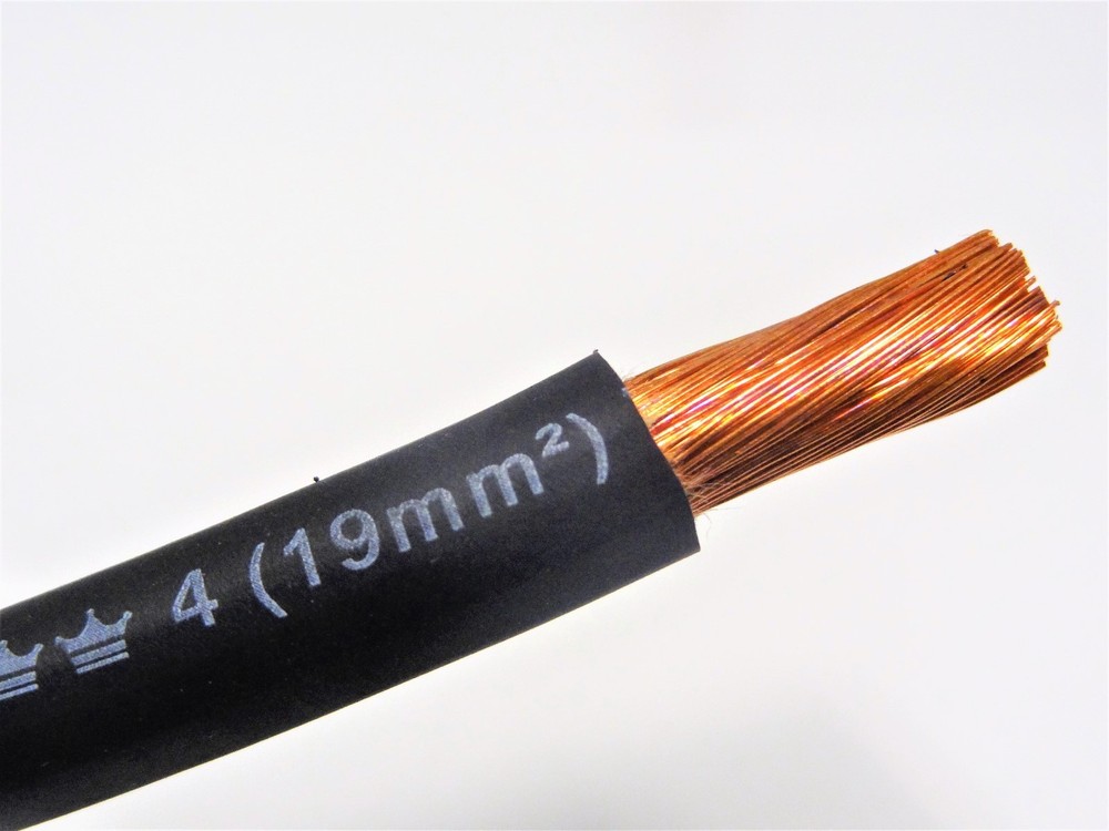 125' FT EXCELENE 4 AWG GAUGE WELDING CABLE BLACK USA MADE BATTERY LEADS COPPER