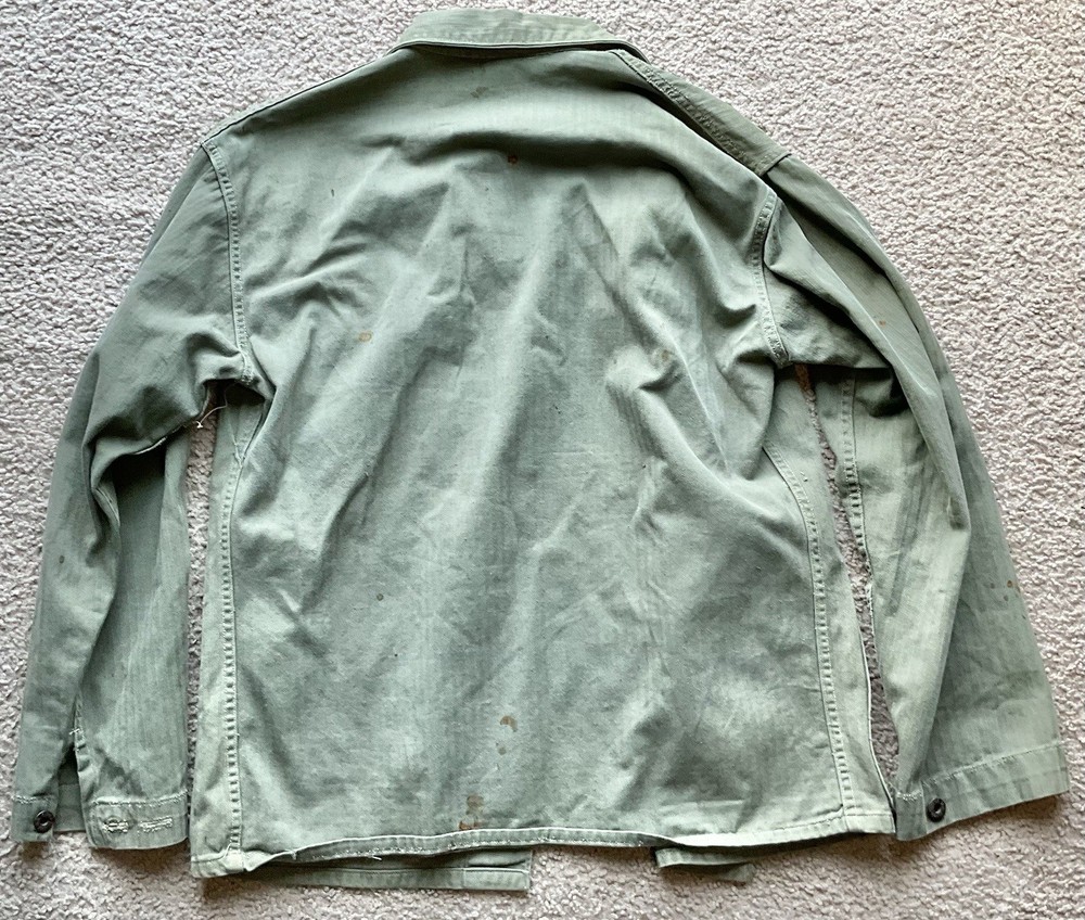 WW2 US Marines USMC P41 HBT Jacket Named