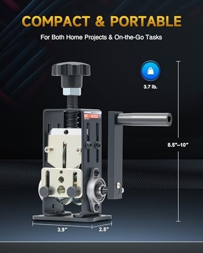 Manual Wire Stripper Machine for Drill - 0.06-1" Copper Wire Stripping Tool, Scr