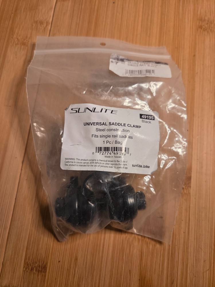 Sunlite Universal Saddle Clamp - 49195 - Black