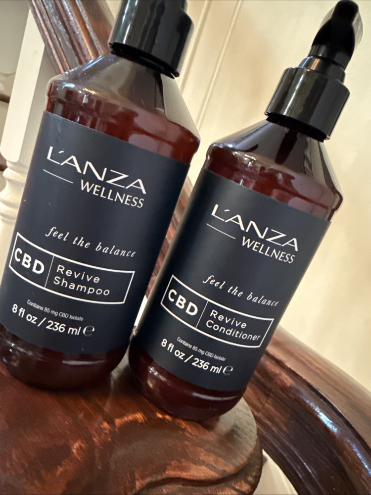 L'ANZA Wellness Revive Shampoo And Conditioner 8oz Each Bundle