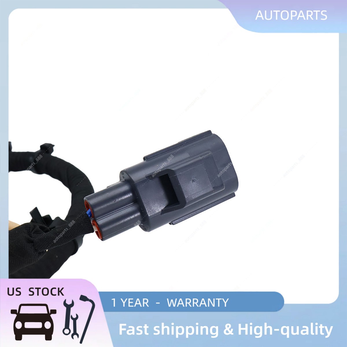 Fit 15-24 Ford Edge LEFT Rear Parking Brake Jumper Wiring Harness