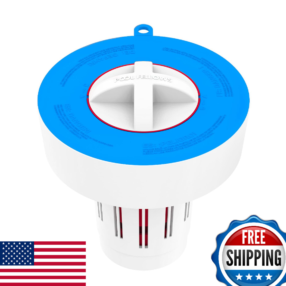 POOL FELLOWS Floating Pool Tablet Dispenser for 3 inch Tablets