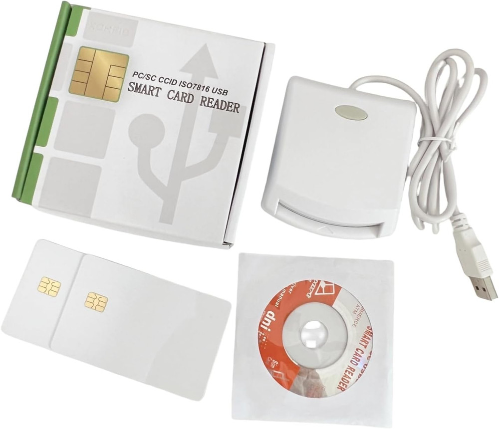 ISO7816 Contact EMV SIM Eid PC/SC USB CCID Smart IC Chip Card Reader Writer Prog